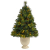 Nearly Natural T2431 4.5’  Artificial Christmas Tree with 130 LED Lights