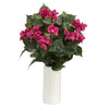 Nearly Natural P1550 Bougainvillea Artificial Plant in White Planters