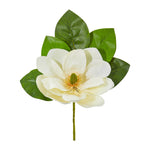 Nearly Natural 2277-S6 18" Artificial White Magnolia Flower, Set of 6