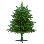 Nearly Natural 3` South Carolina Spruce Artificial Christmas Tree with 458 Bendable Branches