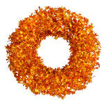 Nearly Natural W1297 24`` Harvest Fall Pre-Lit Wreath with Micro Dot LED Lights