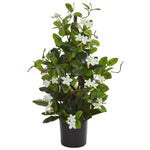 Nearly Natural 24`` Stephanotis Artificial Climbing Plant