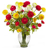 Nearly Natural Ranunculus Liquid Illusion Silk Flower Arrangement