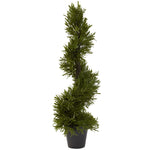 Nearly Natural 5351 30" Artificial Green Rosemary Spiral Tree, Indoor/Outdoor