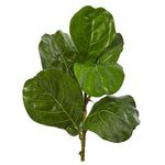 Nearly Natural 6232-S4 23" Artificial Green Fiddle Leaf Plant, Set of 4