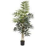 Nearly Natural 5318 4' Artificial Gree Bamboo Palm Silk Tree