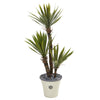 Nearly Natural 9965 53" Artificial Green Yucca Tree in Decorative Planter