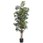 Nearly Natural 6` Bamboo Palm Silk Tree