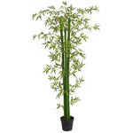 Nearly Natural 5595 8' Artificial Green Bamboo Tree