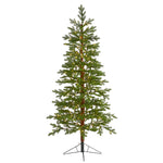 Nearly Natural 6.5` Fairbanks Fir Artificial Christmas Tree with 250 Clear Warm (Multifunction) LED Lights and 208 Bendable Branches