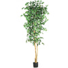 Nearly Natural 7` Ficus Silk Tree