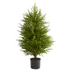 Nearly Natural 40`` Norfolk Island Pine ``Natural Look`` Artificial Tree