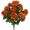 Nearly Natural 6066-S2 22" Artificial Orange Spider Mum Plant, Set of 2