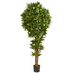 Nearly Natural 5579 6' Artificial Green Dracaena Tree