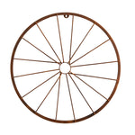 Nearly Natural 7073 22`` Rustic Metal Vintage Bicycle Wheel Wall Art Decor