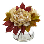 Nearly Natural Peony Artificial Arrangement