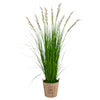 Nearly Natural P1571 6’ Grass Artificial Plant in Farmhouse Planters