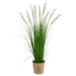 Nearly Natural P1571 6’ Grass Artificial Plant in Farmhouse Planters
