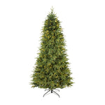 Nearly Natural 8`Vancouver Fir ``Natural Look`` Artificial Christmas Tree with 700 Clear LED Lights and 3470 Bendable Branches