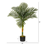 Nearly Natural T1836 3' Single Stalk Artificial Palm Trees