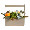 Nearly Natural A1786 10`` Artificial Autumn Arrangement in Wood Basket