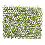 Nearly Natural 4255 39" Green English Ivy Expandable Fence UV Resistant & Waterproof