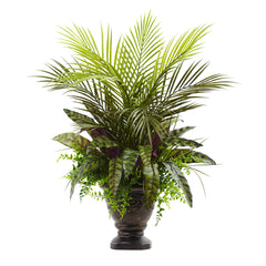 medium silk philodendron bush Nearly Natural 63`` Large Leaf Philodendron Silk Plant (Real Touch) – Uber Bazaar