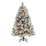 Nearly Natural T3355 5` Artificial Christmas Tree with 200 Clear Lights