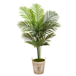 Nearly Natural T2584 5` Paradise Palm Artificial Tree in Farmhouse Planter