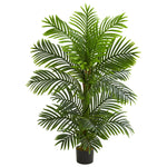 Nearly Natural 5527 4' Artificial Green Bamboo Palm Tree