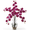 Nearly Natural Phalaenopsis Liquid Illusion Silk Flower Arrangement