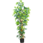 Nearly Natural 6` Fancy Style Bamboo Silk Tree