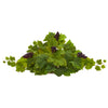 Nearly Natural 8910 31" Artificial Green Grape Leaf Ledge Plant