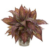 Nearly Natural Musa Leaf Artificial Plant in Weathered Oak Planter