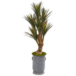 Nearly Natural 9644 52" Artificial Green Yucca Tree in Planter, UV Resistant (Indoor/Outdoor)