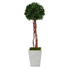 Nearly Natural T2208 4` English Ivy Topiary Single Ball Artificial Tree