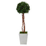 Nearly Natural T2208 4` English Ivy Topiary Single Ball Artificial Tree