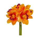 Nearly Natural 9`` Cymbidium Orchid Artificial Flower Bundle (Set of 6)