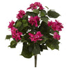 Nearly Natural 6070-S3 20" Artificial Green & Pink Bougainvillea Plant, Set of 3