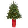 Nearly Natural T2286 3.5’  Artificial Christmas Tree with 100 White Warm Light