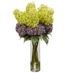 Nearly Natural 1222 Giant Mixed Hydrangea Silk Flower Arrangement