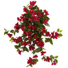 Nearly Natural 28`` Bougainvillea Hanging Bush Artificial Plant (Set of 2) UV Resistant (Indoor/Outdoor)
