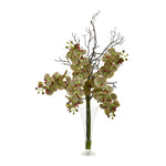 Nearly Natural 38`` Elegant Phalaenopsis Orchid Artificial Arrangement in Flared Vase