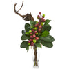 Nearly Natural 1737 Mini Apple Artificial Silk Arrangement