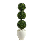 Nearly Natural T2613 3.5` Artificial Tree in White Planter