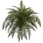 Nearly Natural 6119-S2 26" Artificial Green River Fern Plant, Set of 2
