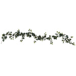 Nearly Natural 6104-S4 6' Artificial Green Sage Ivy Garland Plant, Set of 4