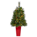 Nearly Natural T2285 44” Artificial Christmas Tree with 50 Clear Lights