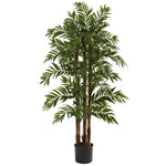 Nearly Natural 5405 4' Artificial Green Parlour Palm Tree