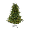 Nearly Natural 5`Wyoming Spruce Artificial Christmas Tree with 300 Clear LED Lights and 773 Bendable Branches